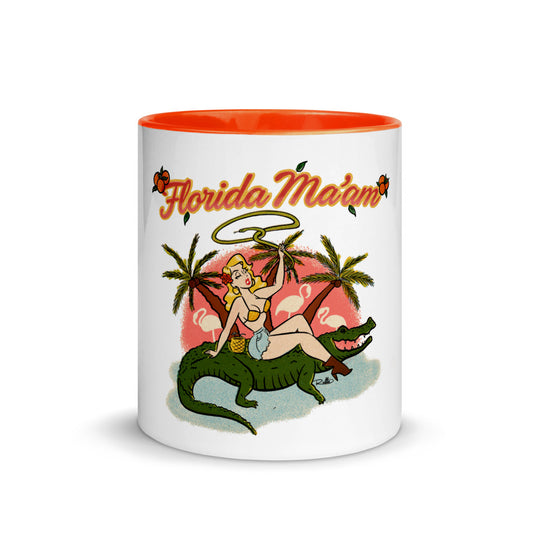 Elly May Gator Ridin' Mug with Color Inside