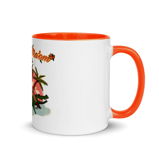 Dreama Gator Ridin' Mug with Color Inside