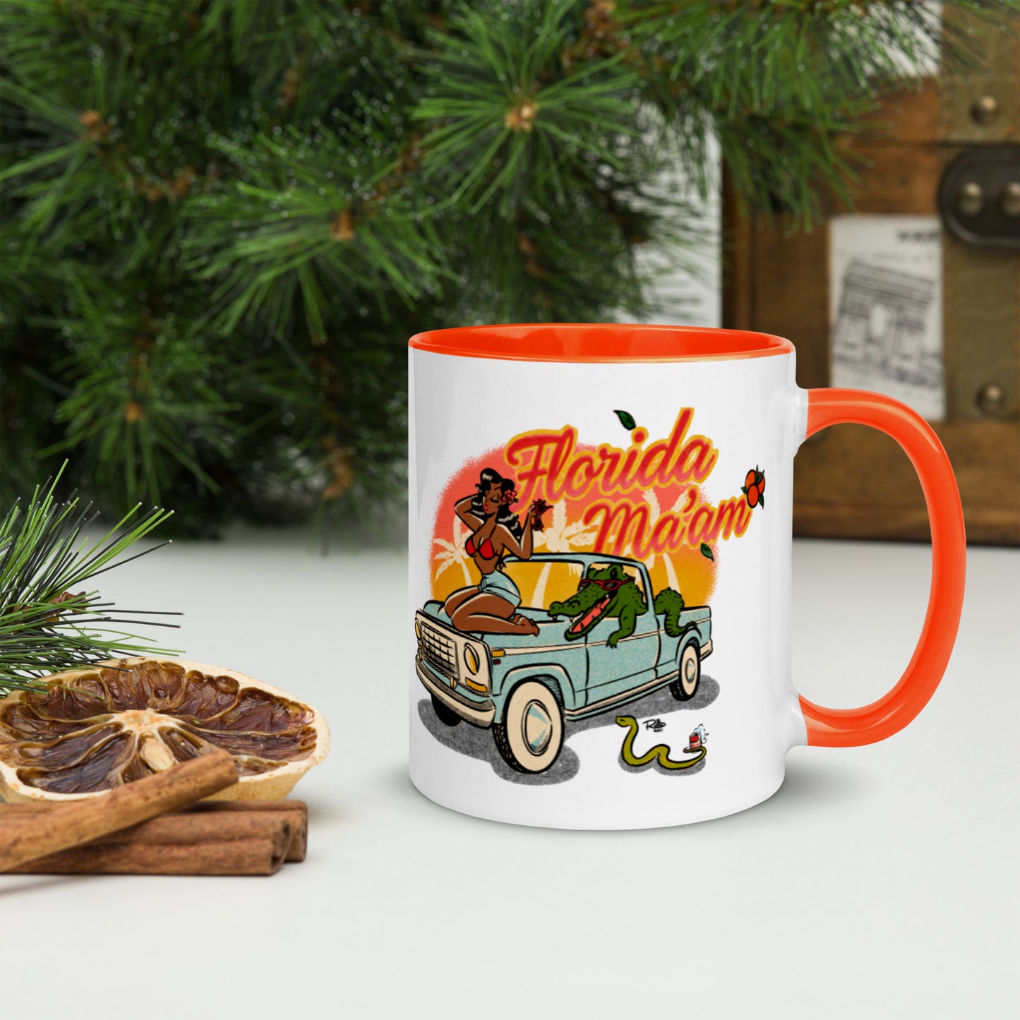 Dreama Joy Ridin' Mug with Color Inside