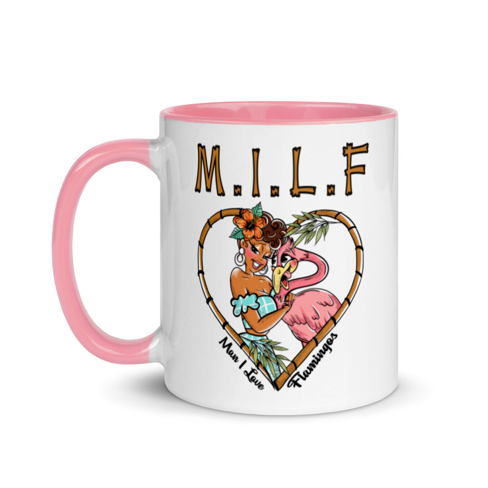 M.I.L.F Sweet Tea Mug with Color Inside