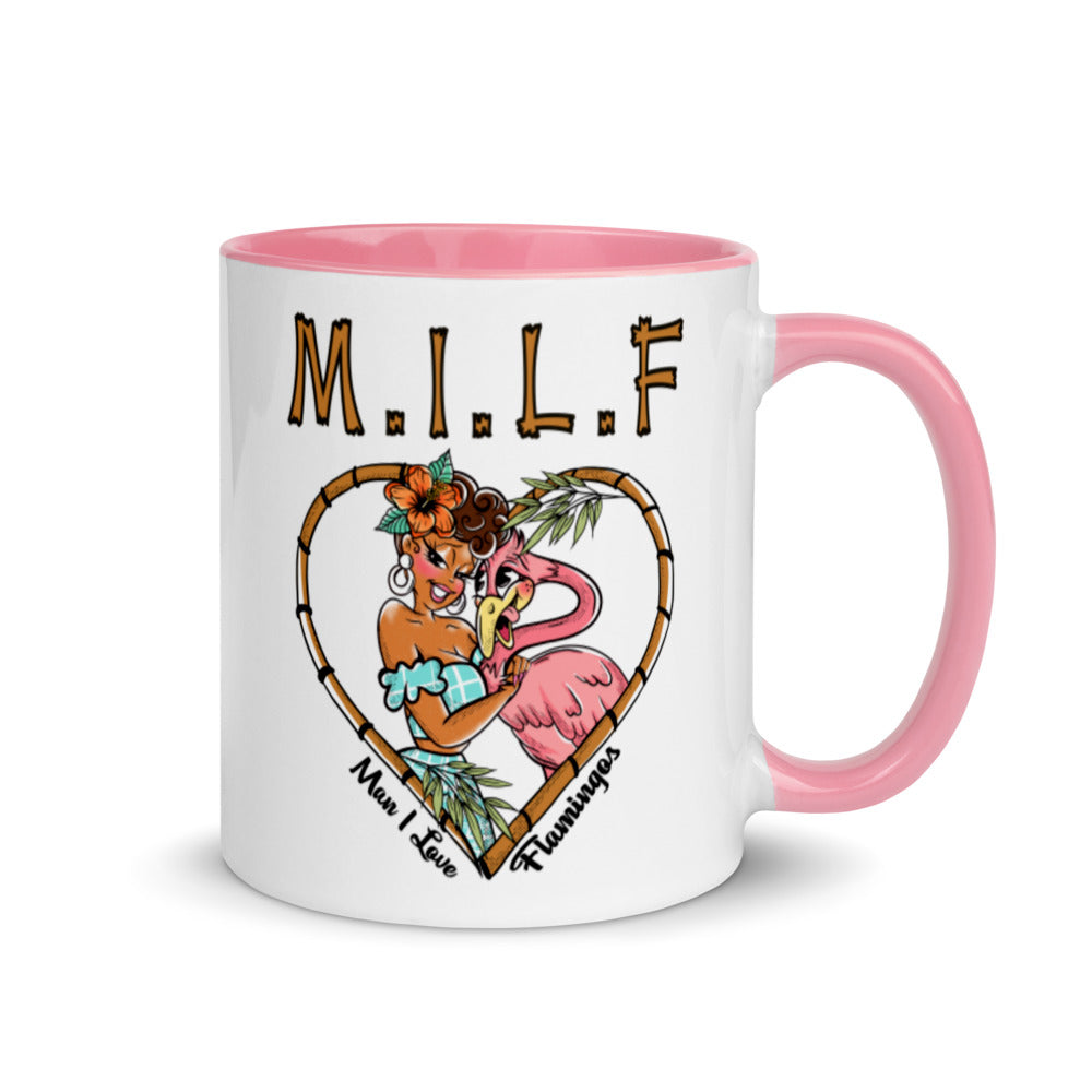 M.I.L.F Sweet Tea Mug with Color Inside