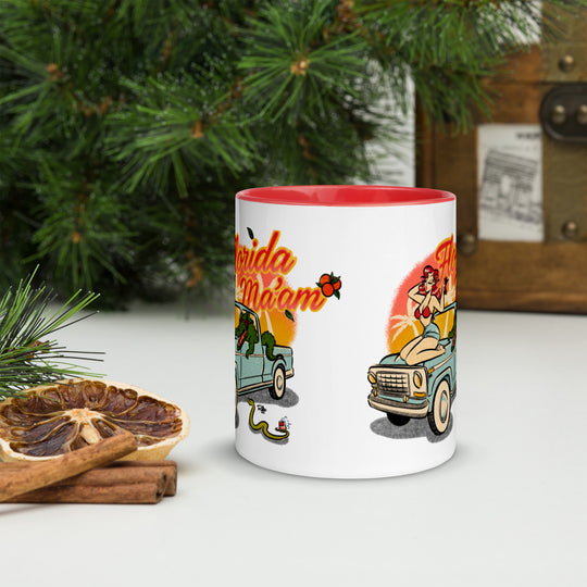 Foxy Roxy Joy Ridin' Mug with Color Inside