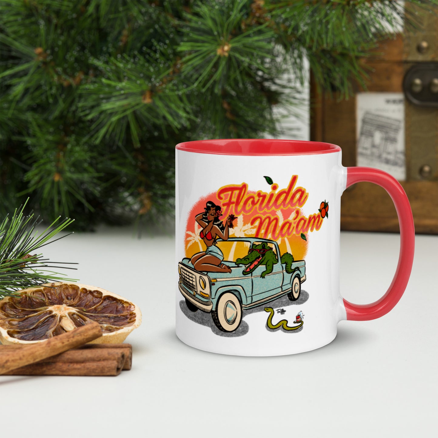 Dreama Joy Ridin' Mug with Color Inside