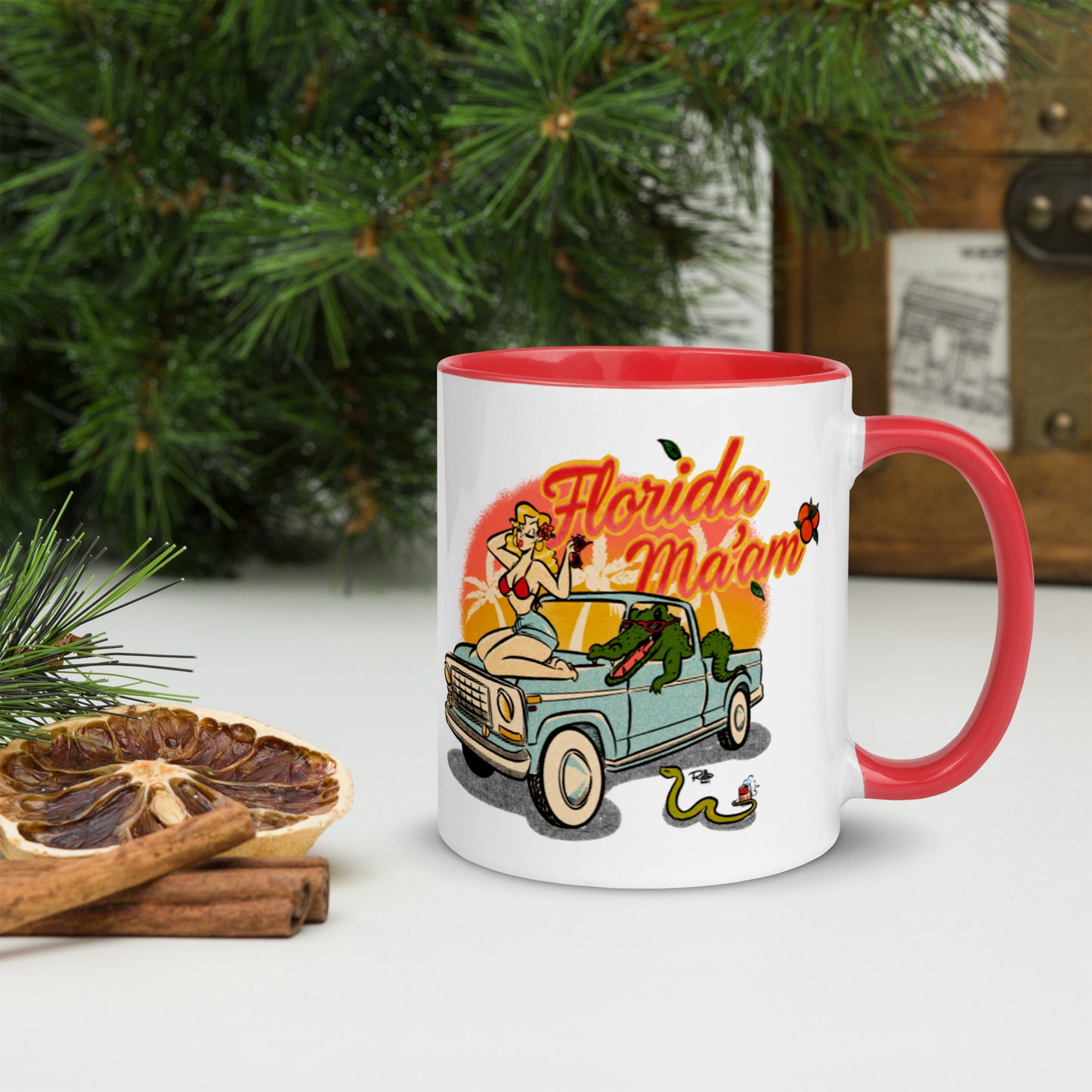 Elly May Joy Ridin' Mug with Color Inside