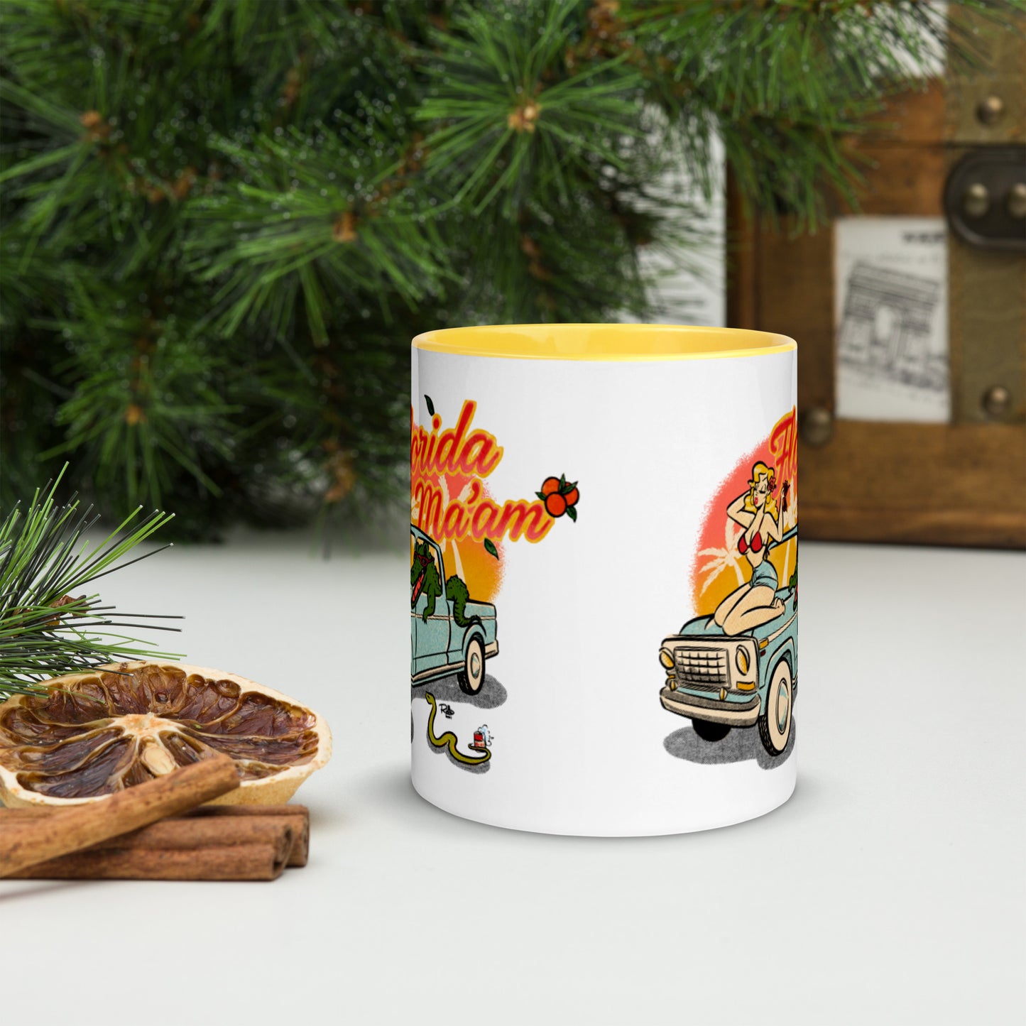 Elly May Joy Ridin' Mug with Color Inside