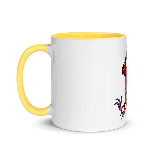 Franky Flamingo Mug with Color Inside