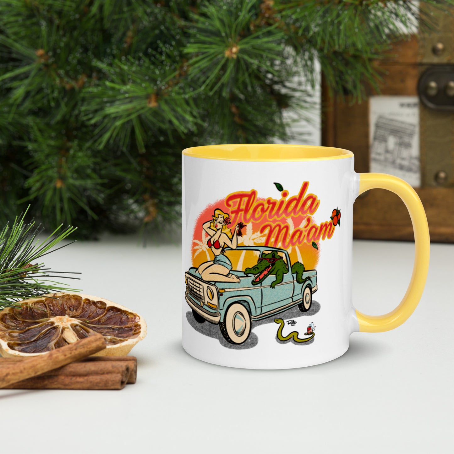 Elly May Joy Ridin' Mug with Color Inside