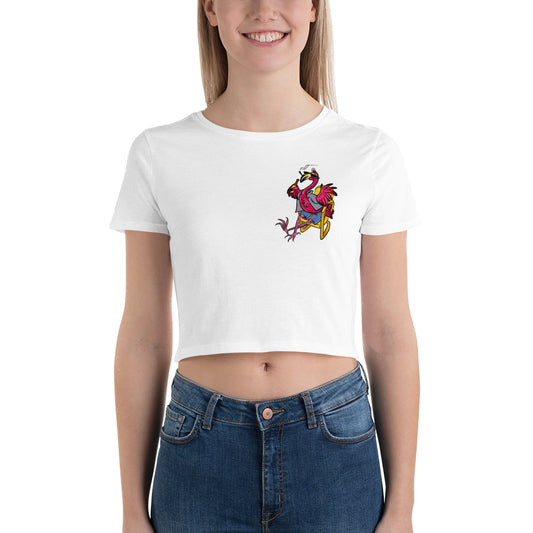 Franky Flamingo Women’s Crop Tee