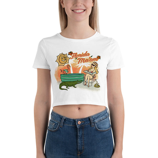Elly May Catchin' Rays Crop Tee