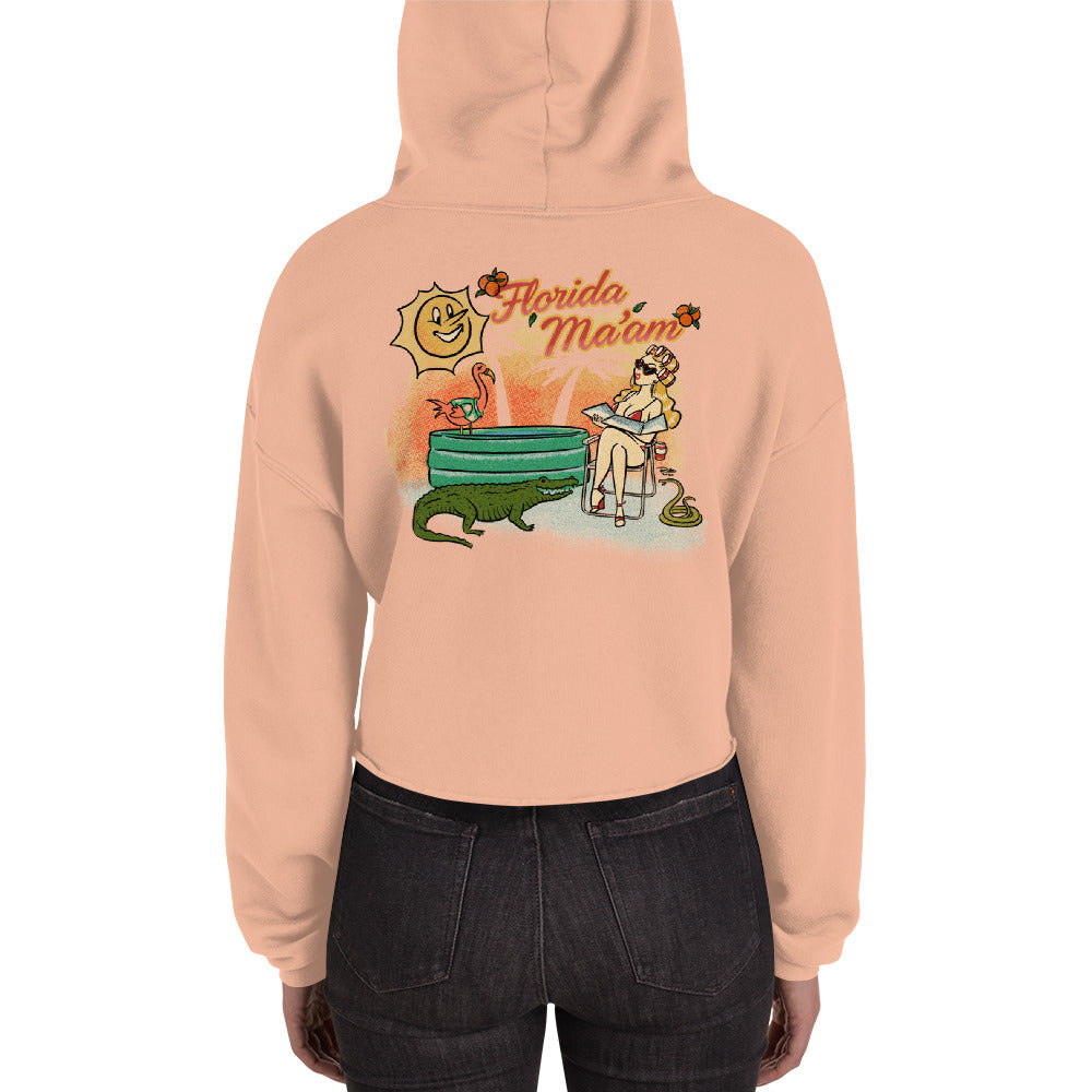 Elly May Catchin' Rays Crop Hoodie