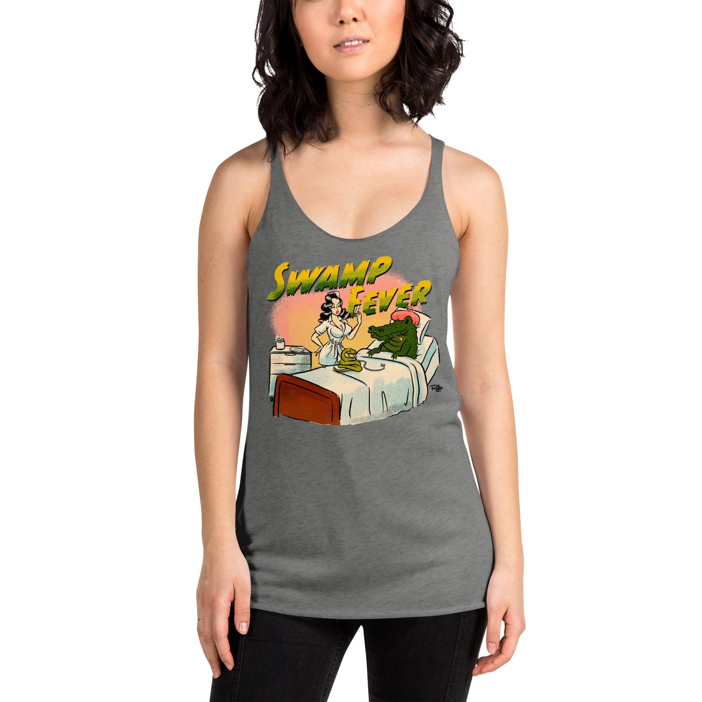 Swamp Fever Miss Vixen Women's Racerback Tank